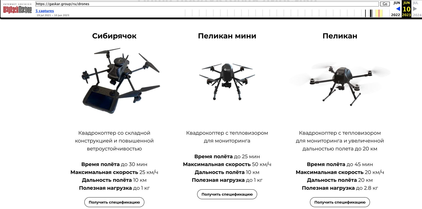 Архивная копия сайта «Гаскар Групп» от 10 июня 2023 года