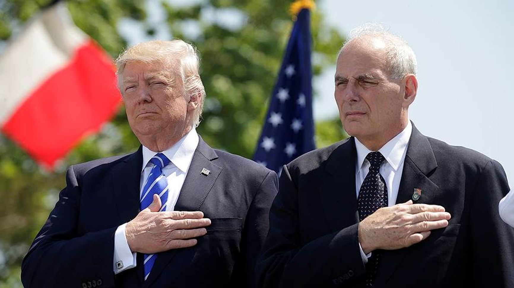 Donald Trump and John F. Kelly.